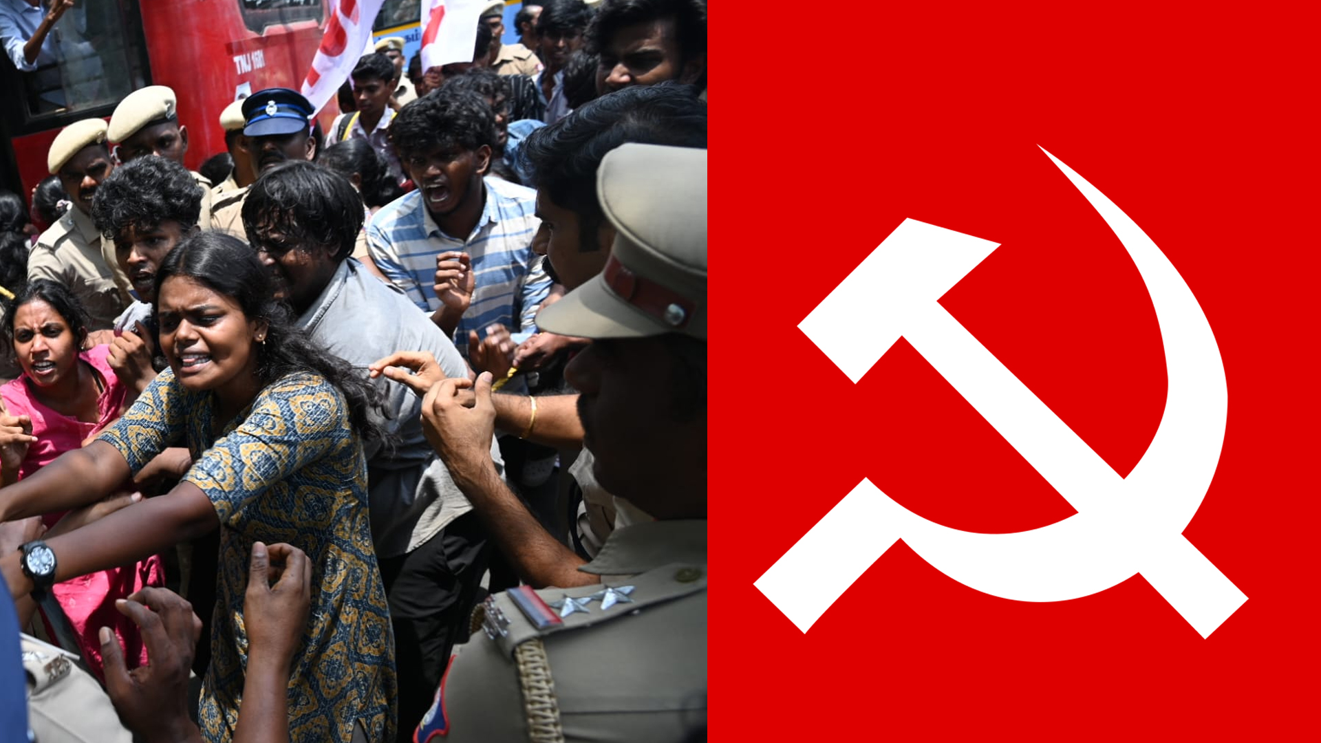 நீட் தேர்வுக்கு எதிராக போராடிய மாணவர்கள் மீது காவல்துறையினர் அராஜக தாக்குதல்: சிபிஎம் கண்டனம்