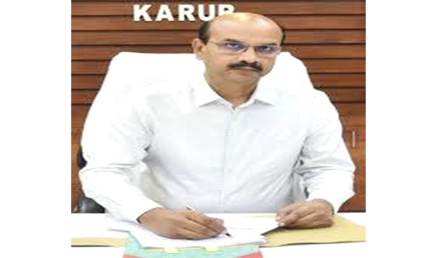 திருப்பத்தூர் மாவட்ட ஆட்சியராக ரவிகுமார் பொறுப்பேற்பு