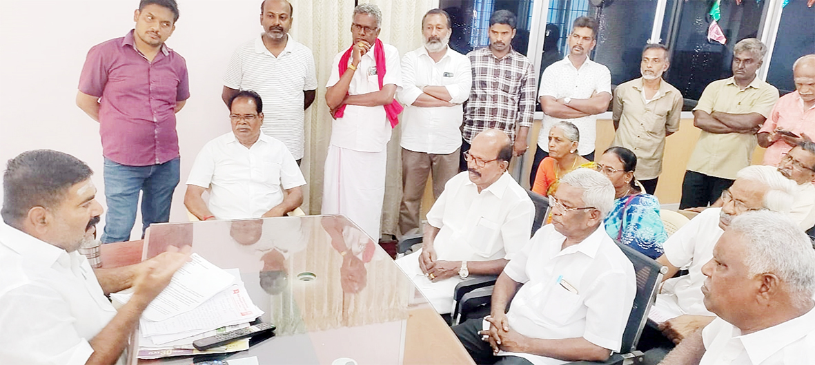 தேங்கிக் கிடக்கும் பிரச்சனைகள்; சிபிஎம் மனு