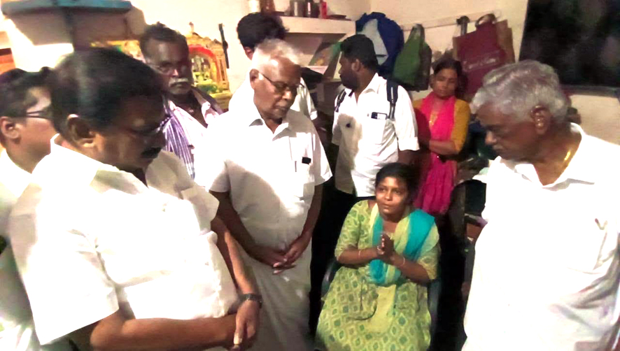 நாகர்கோவில் சிறையில் மாற்றுத் திறனாளி அடித்துக் கொலை நீதி விசாரணை நடத்துக; குடும்பத்திற்கு அரசுப் பணி வழங்குக!