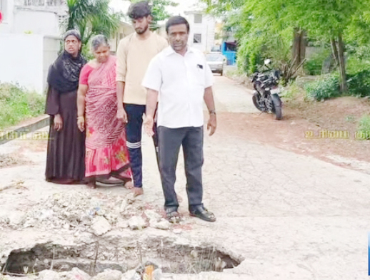 மணலூர்பேட்டையில் ஓராண்டுக்கும் மேலாக உடைந்த பாலம் சீரமைக்க பொதுமக்கள் கோரிக்கை