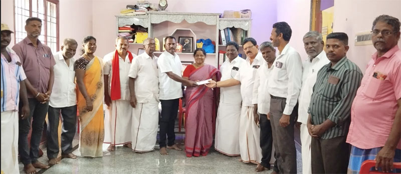 கள்ளக்குறிச்சி: 177 சந்தாக்கள் ஒப்படைப்பு
