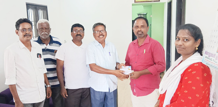 திருநின்றவூரில் தீக்கதிர் சந்தா சேர்ப்பு …