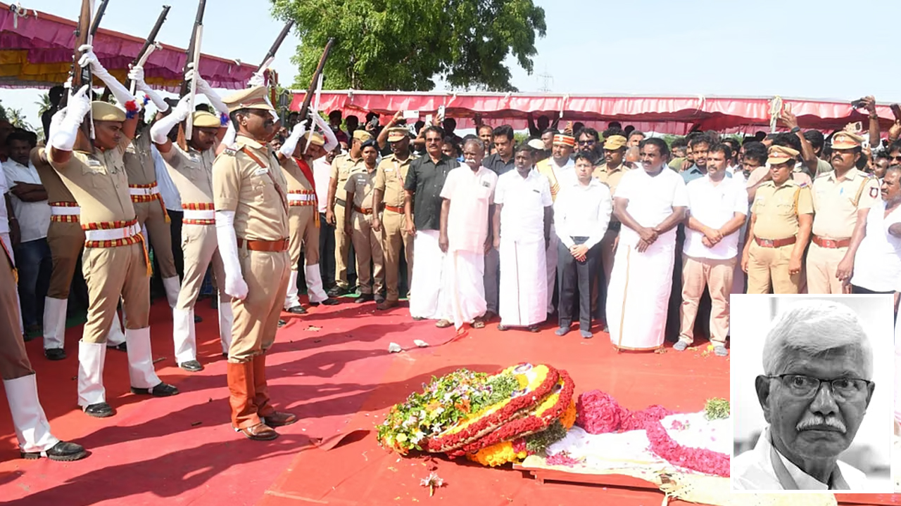 எழுத்தாளர் பூமணியின் உடல் அரசு மரியாதையுடன் அடக்கம்!