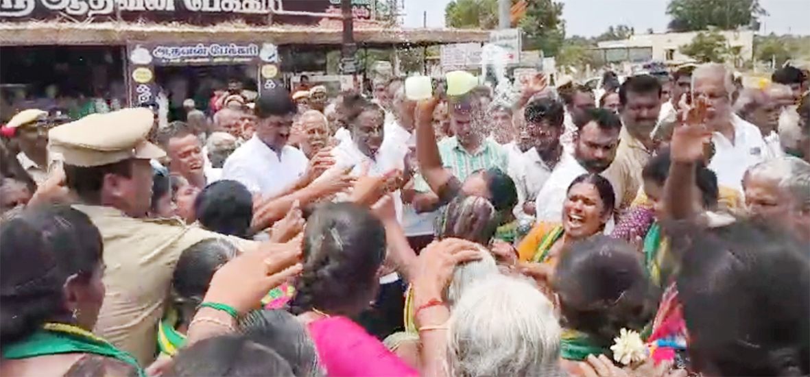 ஐடிபிஎல் திட்டத்தை எதிர்த்து சாலை மறியல்
