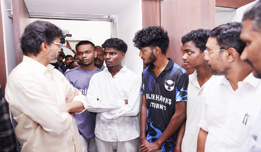 ​​​​​​​முதல்வர் விஜய் ஆய்வு எதிரொலி  எம்.சி.ராஜா விடுதியில் மாணவர்களுக்கு தரமான உணவு வழங்க நடவடிக்கை
