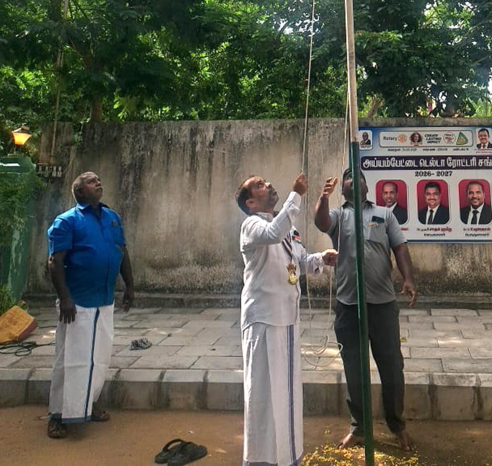 டெல்டா ரோட்டரி கிளப் சார்பில் சுதந்திர தின விழா