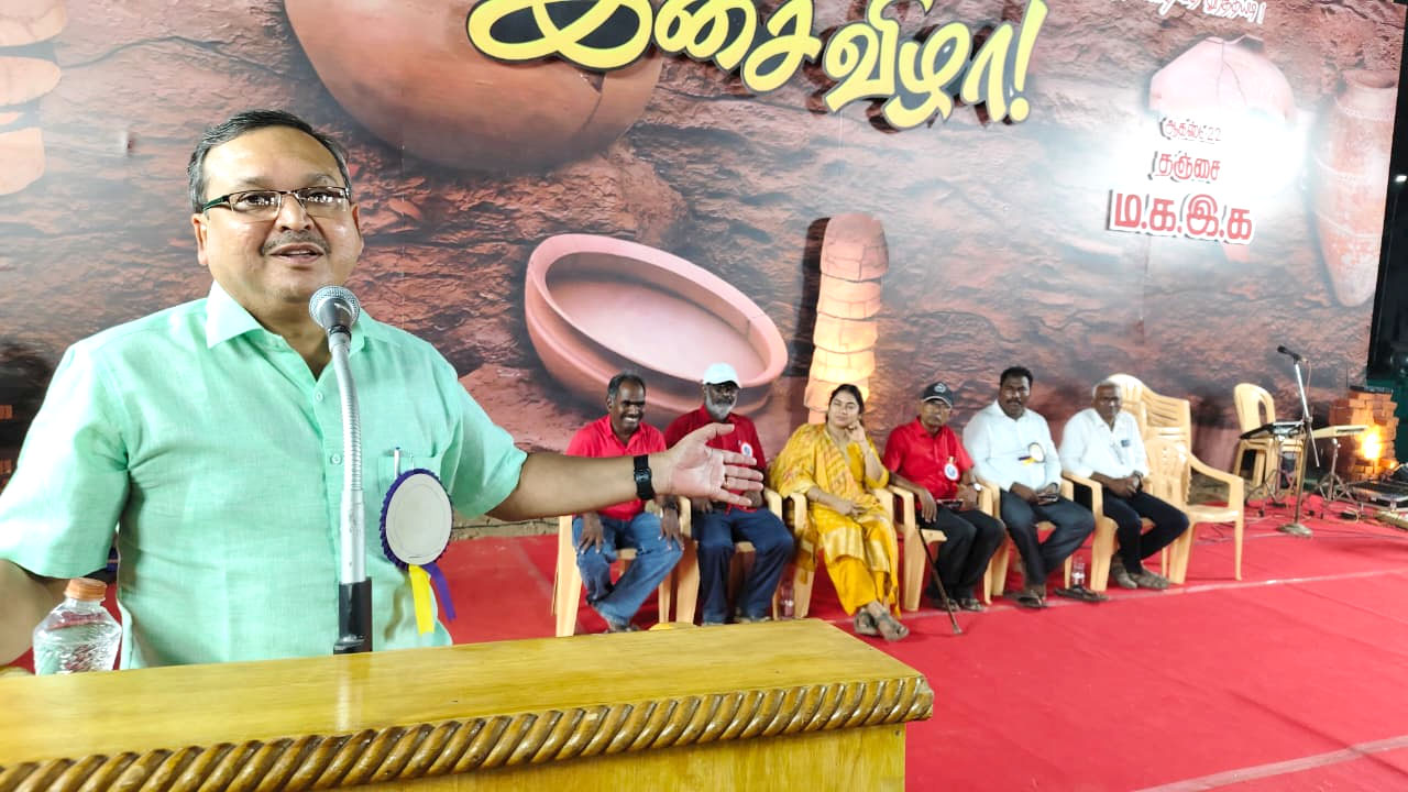 “கீழடி அறிக்கை வெளியிடப்பட்டால்தான் விமர்சனம் சாத்தியம்” : அமர்நாத் ராமகிருஷ்ணா