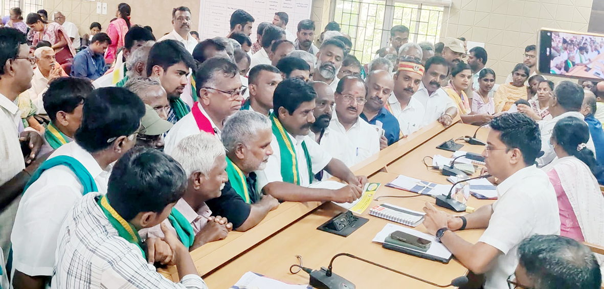 ஐடிபிஎல் குழாய் பதிக்கும் திட்டம்: வலுக்கும் போராட்டம்