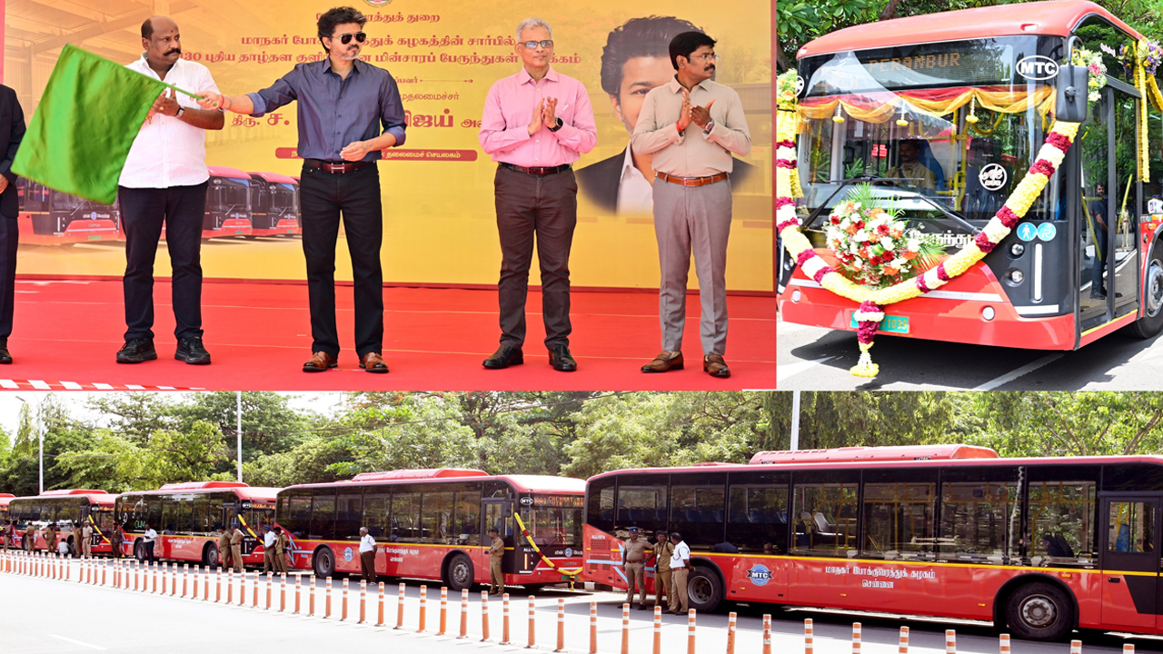 250 புதிய பேருந்துகளின் சேவையை தொடங்கி வைத்தார் முதலமைச்சர்!