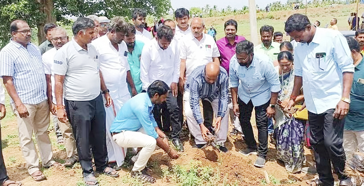 ஒரு கோடி பனை விதைகள் நடும் பணி