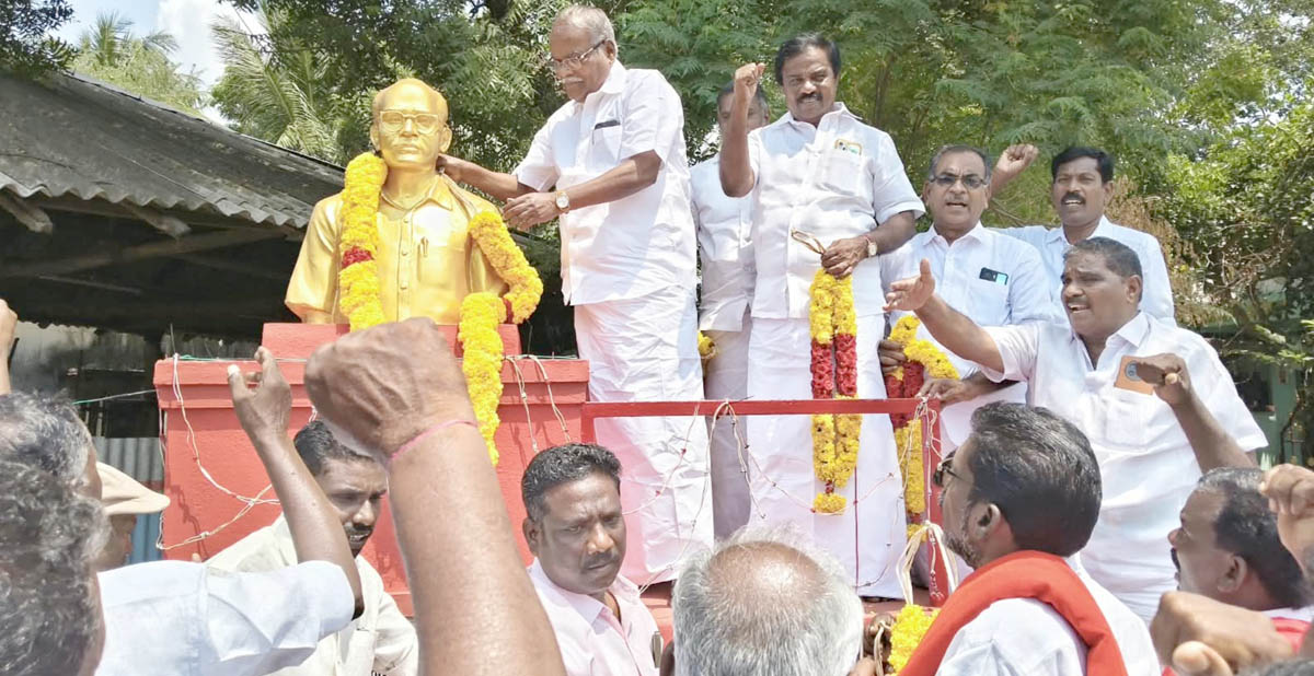 தோழர் பி.சீனிவாசராவ் சிலைக்கு மரியாதை