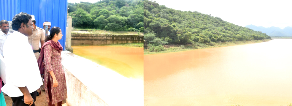 கோமுகி அணையை மாவட்ட ஆட்சியர் ஆய்வு