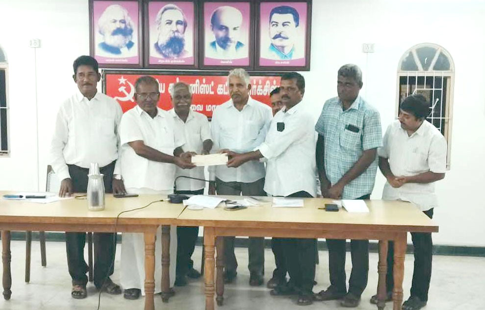 தோழர் பி. சீனிவாசராவ் படத்திற்கு அஞ்சலி