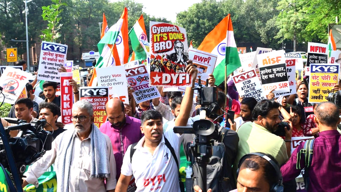 வாக்குத் திருட்டுக்கு எதிராக மாணவர்களும், இளைஞர்களும் பின்வாங்க மாட்டார்கள்! - இந்திய மாணவர் சங்கம் எச்சரிக்கை