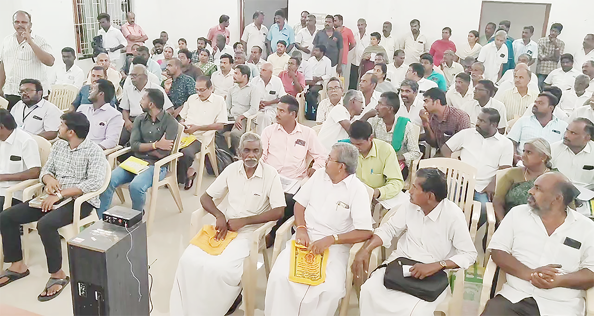 விவசாய நிலங்களை அழித்து உருவாகும் தேசிய நெடுஞ்சாலை திட்டத்திற்கு எதிர்ப்பு