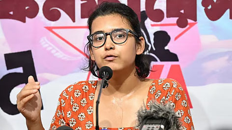 உறுதிமொழிப் பத்திரத்தில் கையெழுத்திட மாட்டேன் நேஹா போரா அறிவிப்பு